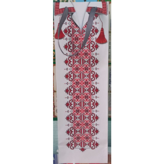 Пакет бумажный 150г под бутытку, 12 х 40 х 09см Белый Unison (PVM124009U-2)