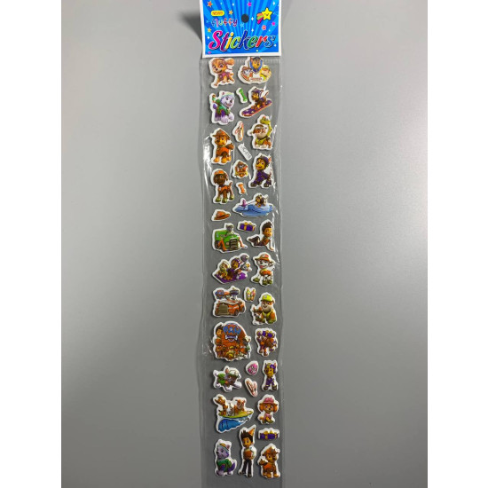 Наклейки 37 х 6см, 25шт/уп Разноцветный Unison (HC-16)