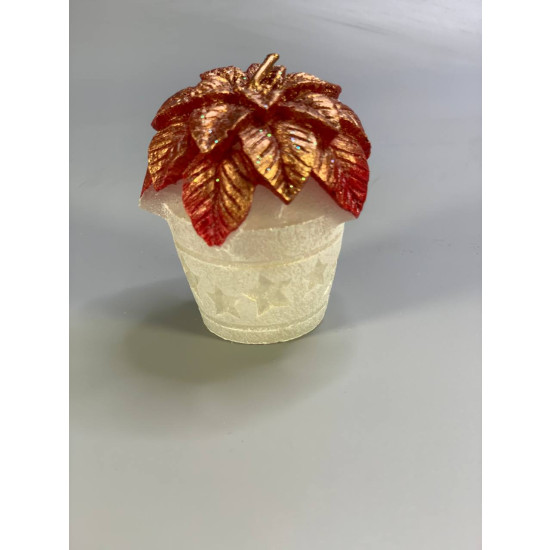 Набор декоративных новогодних свечей (елка, снеговик, новогодний цветок, морозко) 7,5см,  20 шт Разноцветный Unison (sw 75 -20)