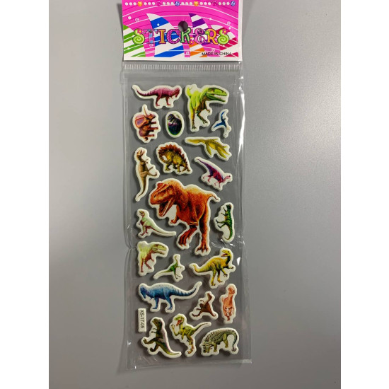 Наклейки 21 х 7см, 20шт/уп Разноцветный Unison (XS-017-05)