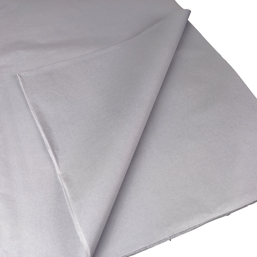 Бумага тишью 50 х 70см 40 листов - светло серая Серый Unison (QD20)