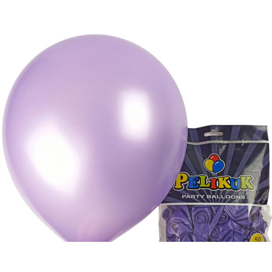 Шарики круглые Pelikuk 13' (33 см) перламутр сереневый, 50шт/уп Фиолетовый Pelikuk (1350C-209)