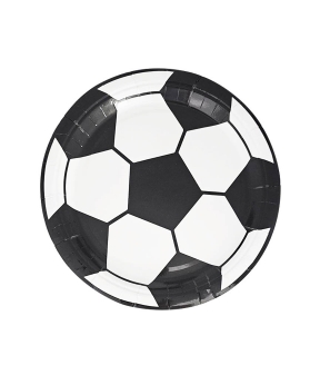 Тарелки бумажные TM Pelican 18cm "Футбольный мяч"   10шт (871631)