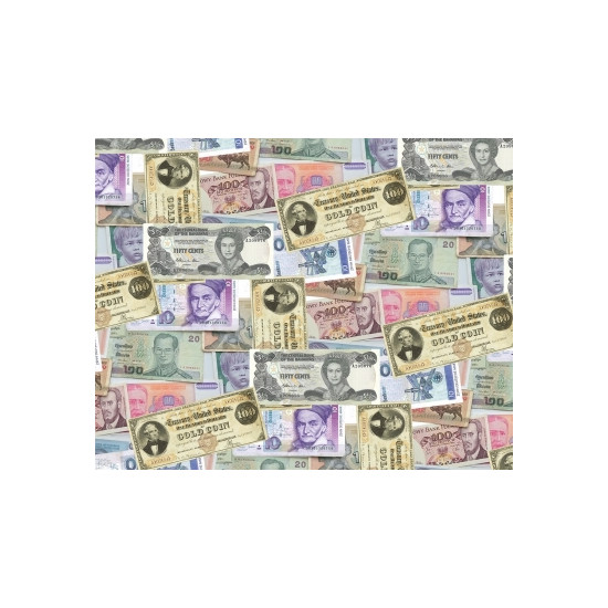 Бумага упаковочная мелованная 80г 10 листов  100 х 70см Разноцветный Unison (PVM10-300)