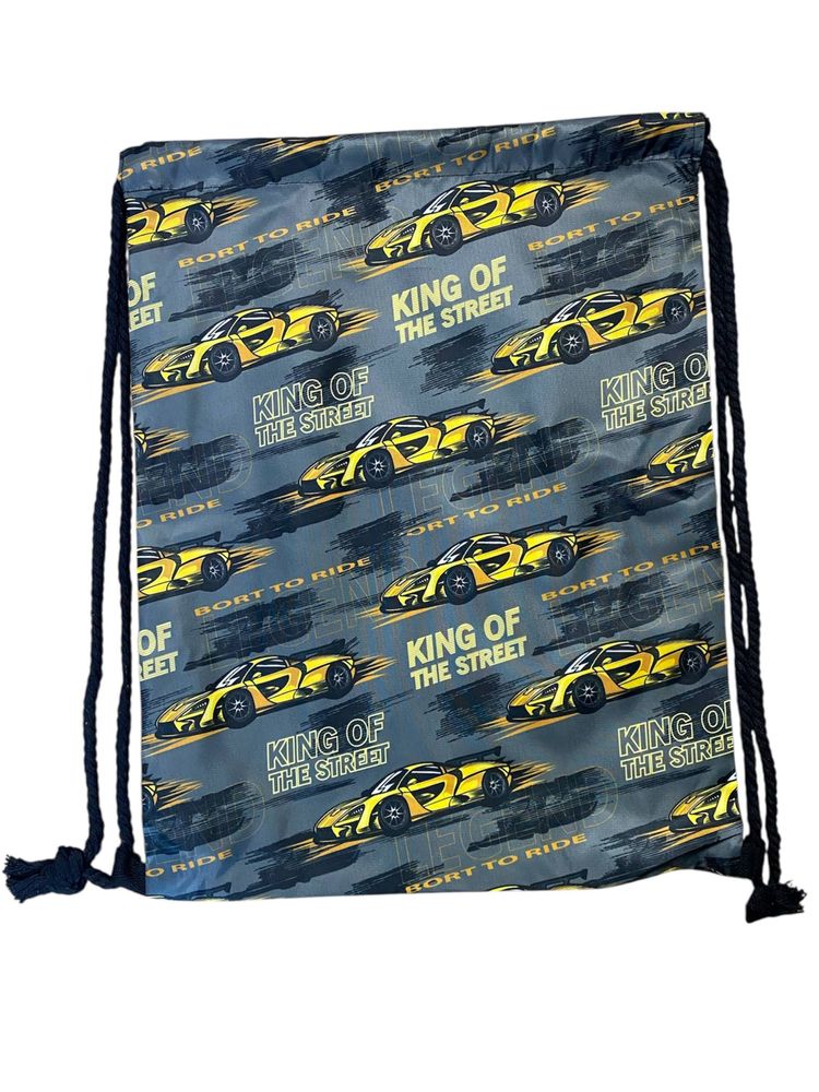 Мешок для обуви "Спорт-машины" не промокает 34 х 43см, 4 вида (430-39)