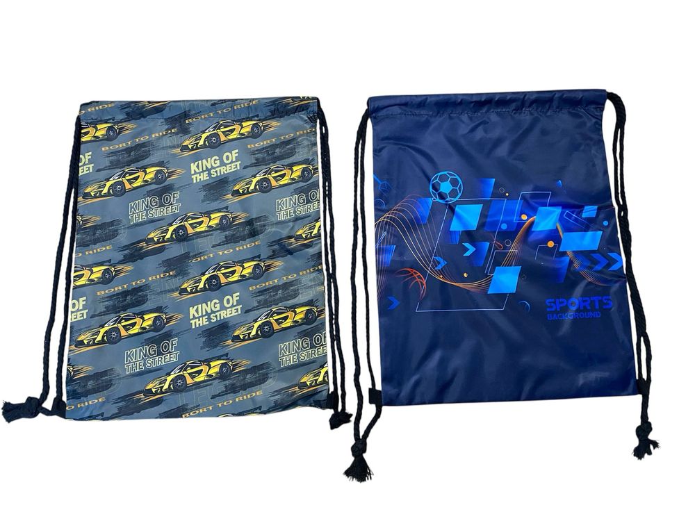 Мешок для обуви "Спорт-машины" не промокает 34 х 43см, 4 вида (430-39)