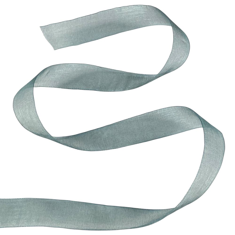 Стрічка з органзи " ялівець" 2,0 см х 50 ярдів Зелений Marill (D02020-bk24)