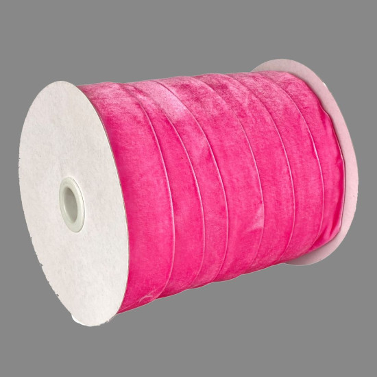 Бархатная лента  2,5 см х 50 ярдов Розовый Marill (D00825- С  08)