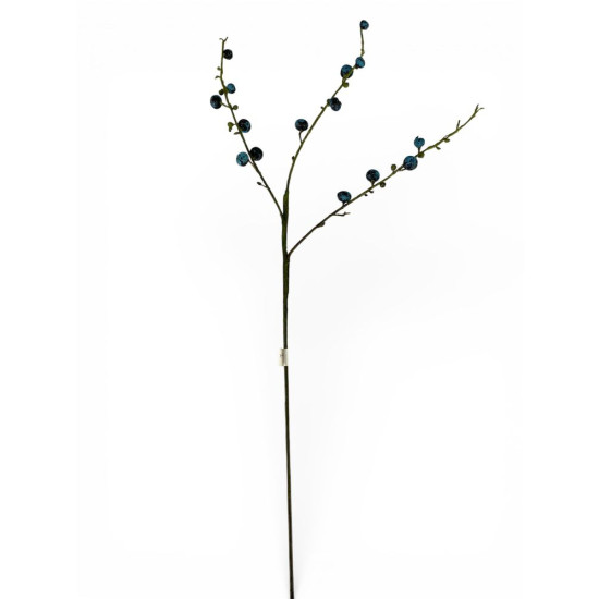 Гілка з ягодами лохини, 72 см, темно-синя Unison (ТВ-72)