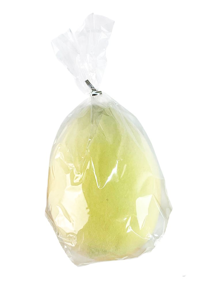 Пасхальне яйце оксамитове 15 см Жовтий (L00197.6)