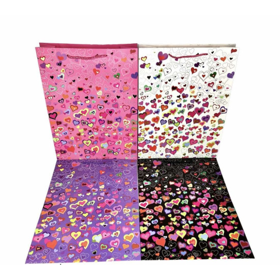 Пакет подарунковий 210гр, 31 x 42 x 12см (12шт/уп) Різнокольоровий Unison (10348-46)