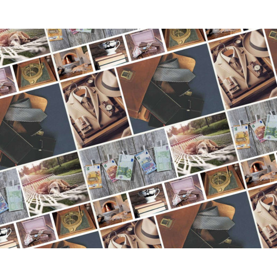 Папір пакувальний крейдований 80г 10 аркушів 100 х 70см Unison (PVM10-353)