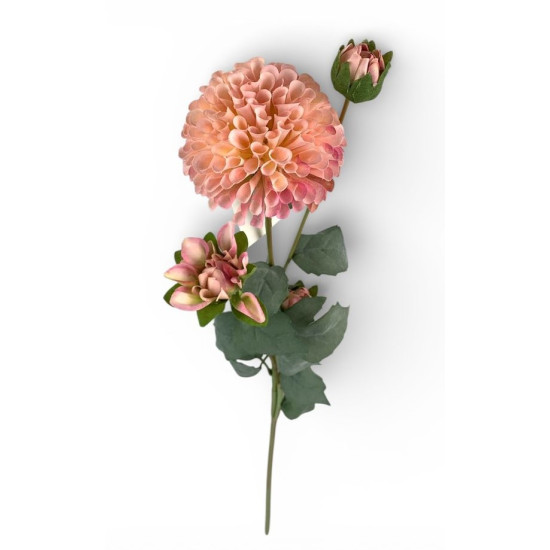 Гілка жоржини, 68 см, світло-рожева Unison (c30512-3)