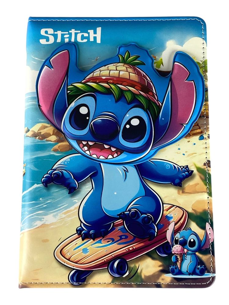 Блокнот антистресс А5 96 листов, обложка 3D "Стич" 13 х 19см, цветные листы (SC-22-1)