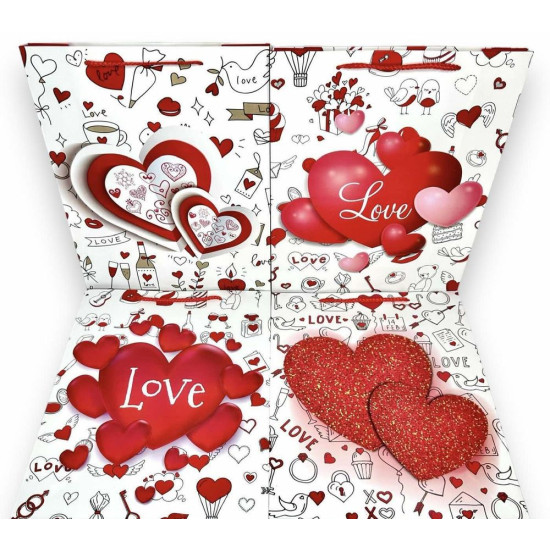 Пакет подарунковий 210гр, 26 x 32 x 10см (12шт/уп) Білий Unison (11382-57-174M)