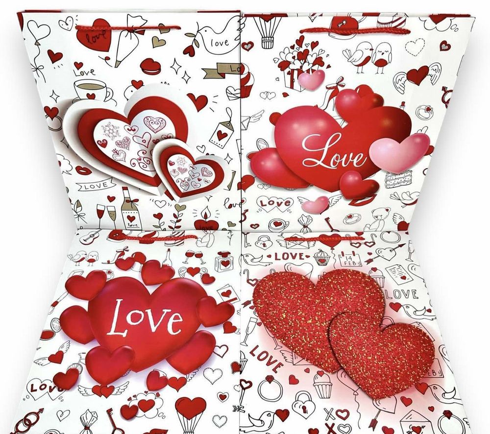 Пакет подарунковий 210гр, 26 x 32 x 10см (12шт/уп) Білий Unison (11382-57-174M)