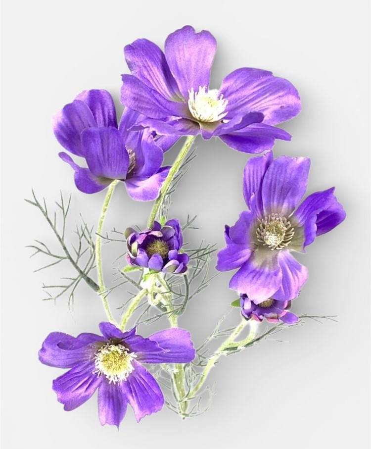 Гілка космеї, 77 см, бузкова Unison (ТВ-77)