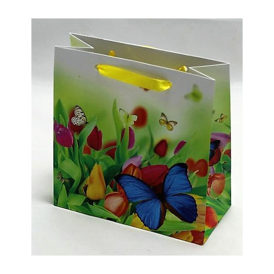 Пакет подарочный женская серия 130гр, 16 х 16 х 8см (12шт/уп) Unison (PVM161608W)