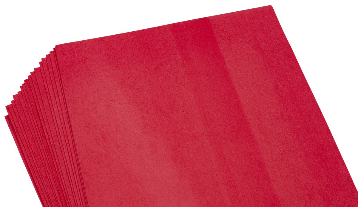 Фоамиран 1,0мм красный - 20листов, 5095-1-002 (5095-1-002)