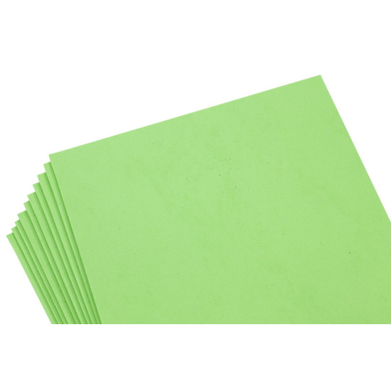 Фоамиран  светло-зеленый - 10листов (1,8мм) (7490-18-14)
