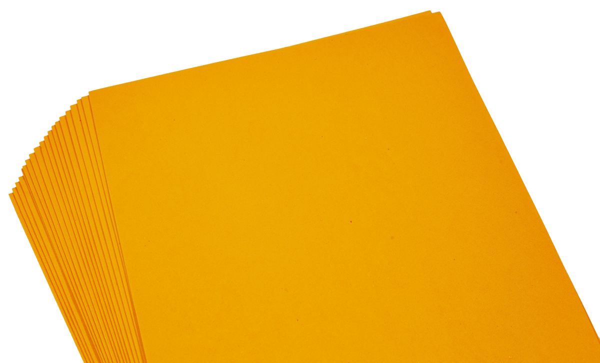 Фоамиран 1,0мм оранжевый - 20листов, 5095-1-008 (5095-1-008)