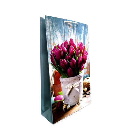 Пакет подарочный ламинированный 41х24,5 см, 170 г/м2 (W3)