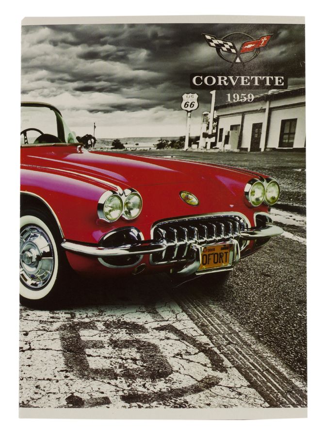 Записна книжка  А5 36 аркушів в клітинку Сірий Ofort (CS5236K)