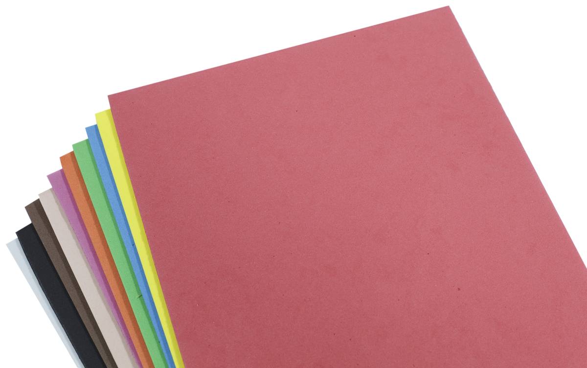 Фоаміран 20 х 30см, 2мм, 10 листів, мікс кольорів Різнокольоровий Unison (8973)