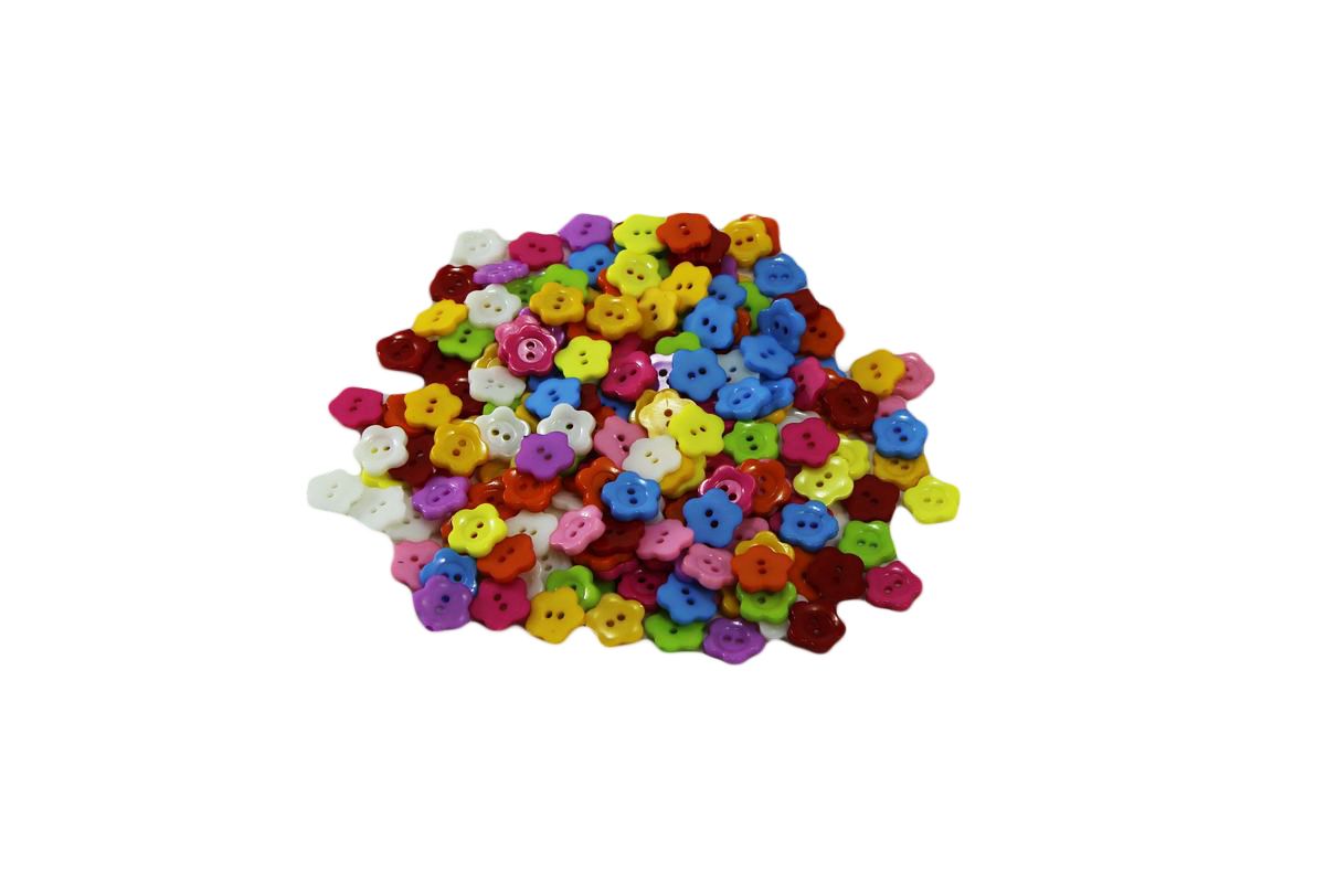 Пуговица декоративная 16мм 25шт Разноцветный Unison (26-MH)
