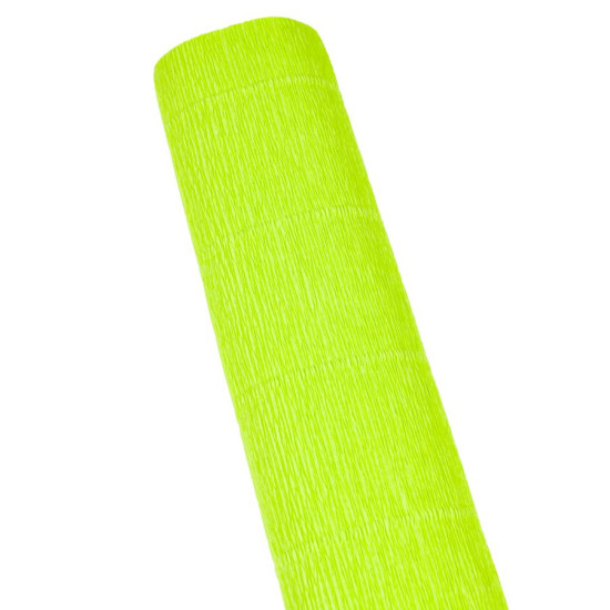 Бумага гофрированная 50 х 250см 180г Салатная Зеленый Cartotecnica Rossi (558)