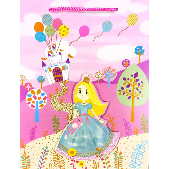 Пакет подарочный 210гр, 26 x 32 x 10см (12шт/уп) Разноцветный Unison (YM 8040-M)