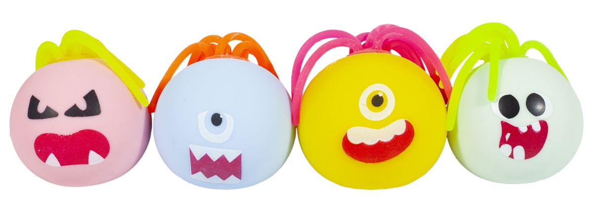 Игрушка-антистресс  5 см "Голова человечка" 4 вида, 202-2 (202-2)