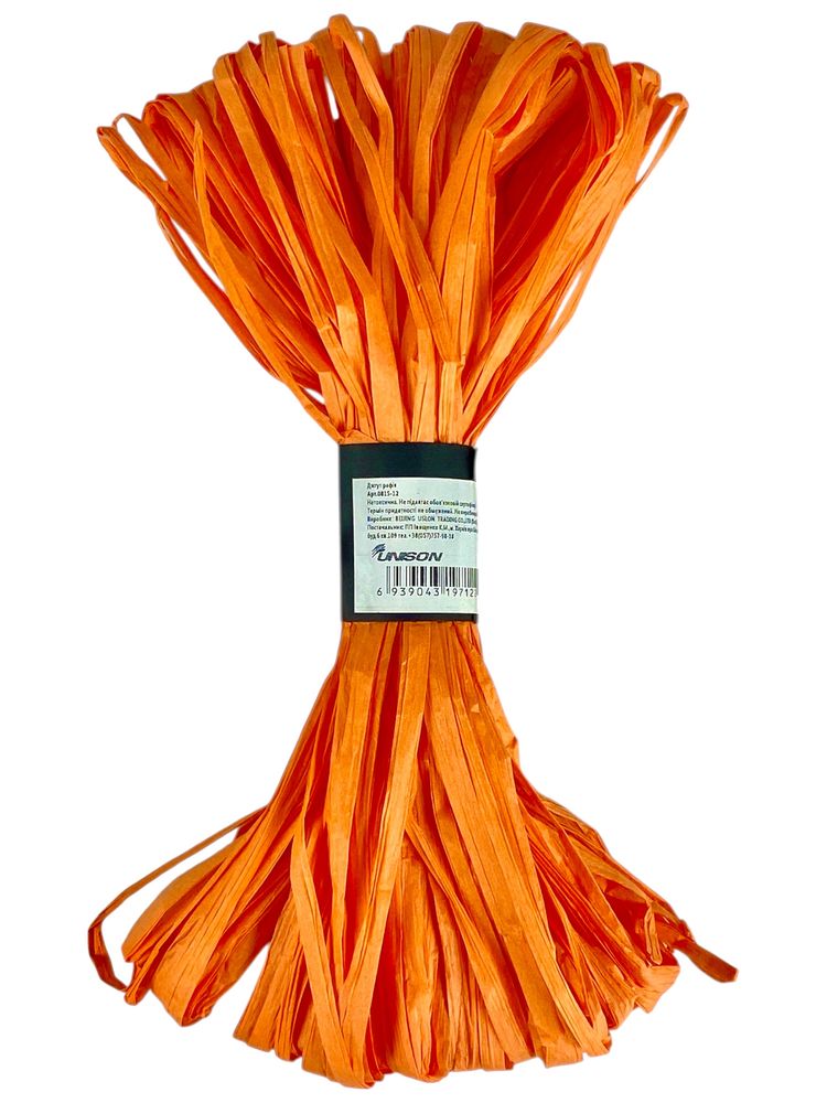 Рафія 15мм х 50м Різнокольоровий Unison (0815-12)