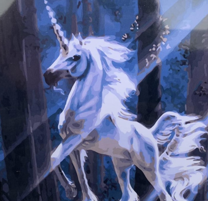 Картина по номерам 40 х 50см "Единорог" Разноцветный Unison (5065RA_O)