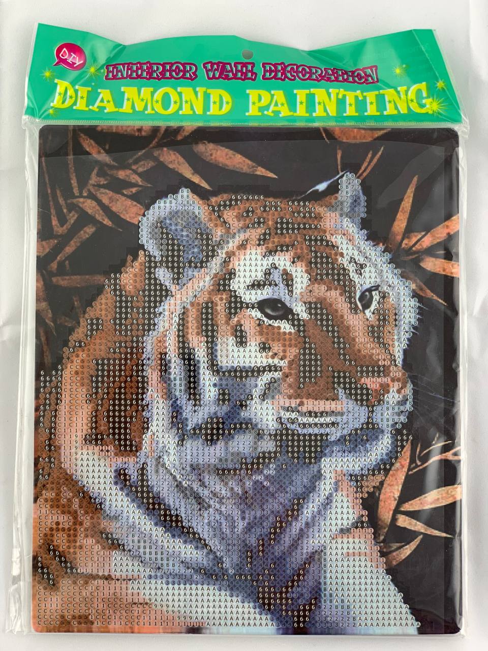 Алмазная мозаика "Тигр" 21 х 25см в ОРВ упаковке Разноцветный Без бренда (D21262)