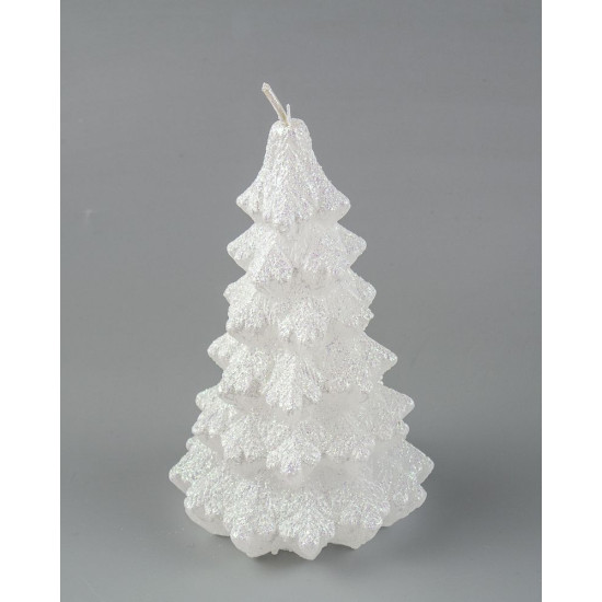 Декоративна  світлодіодна Свічка  "Ялинка" 10 х 15 см Білий Unison (sw -LED-1)