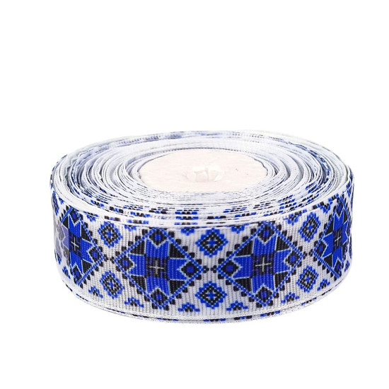 Лента репсовая 25мм х 21м Синий Unison (LR2521-7 blue)