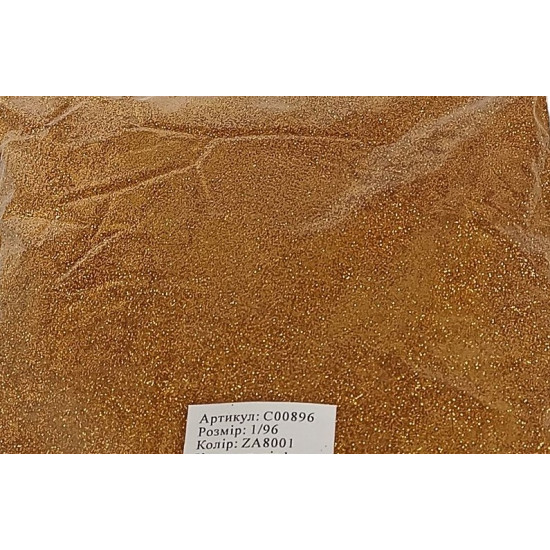 Глиттер (присыпка) 1кг красное золото Золотой Unison (ZA 8001)