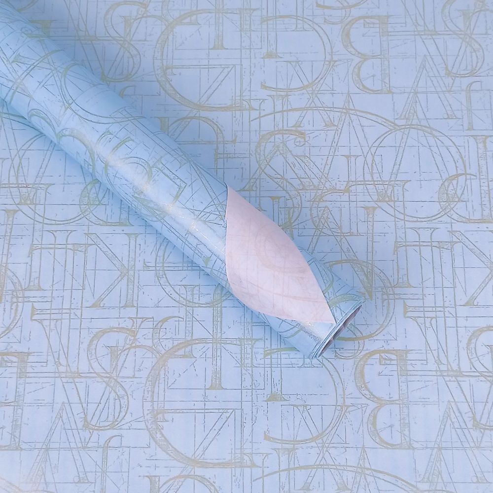 Бумага упаковочная крафт-двосторонний 0,7 х 7м Голубой Unison (Пт 500.11)