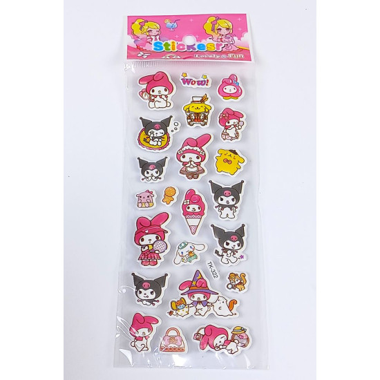 Наклейка объёмная 21 х 7 см (TK-322)