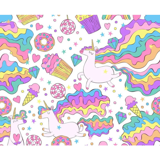 Бумага для упаковки подарков 10 листов - 100 х 70см 50г (PCZ10070-10-596)