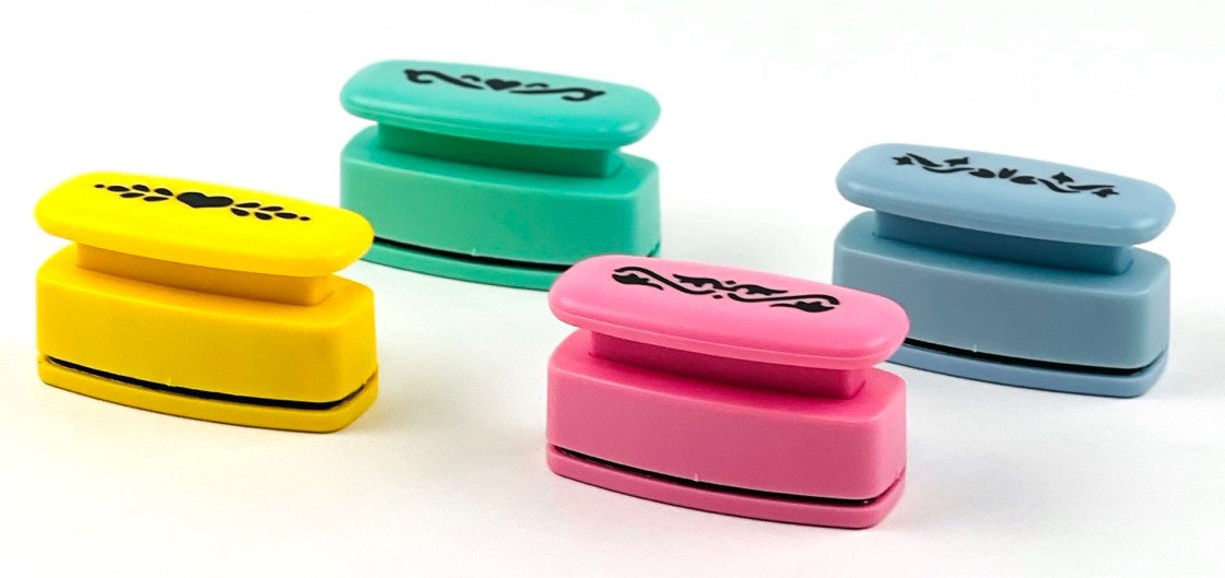 Дырокол фигурный L-6,5см "Узоры" 24 вида (829-М-24)