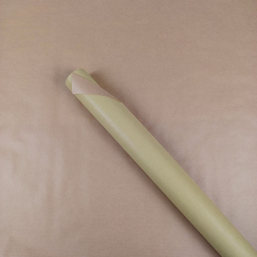 Бумага упаковочная крафт-двосторонний 0,7 х 7м Бежевый Unison (Пт 475.38)