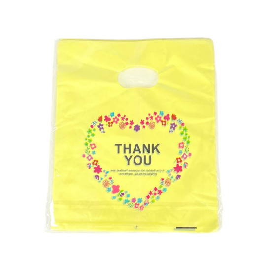 Подарочные пакеты, полиэтиленовые 20 х 25см, 24шт/уп (10700-1)