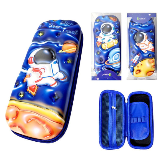 Пенал дитячий, матеріал EVA,  21 х 9 х 4см Синій Unison (JS-6651)