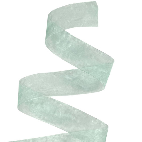 Стрічка з органзи тіффані 4,0 см х 50 ярдів Зелений Marill (D02040-278)