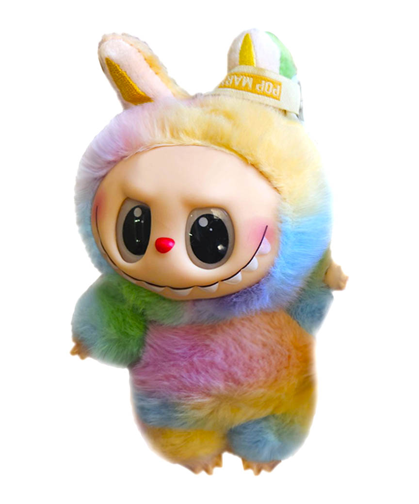 Мягкая игрушка-сюрприз Labubu-4 сезон в виде плюшевых брелоков 16см Разноцветный Без бренда (712524)
