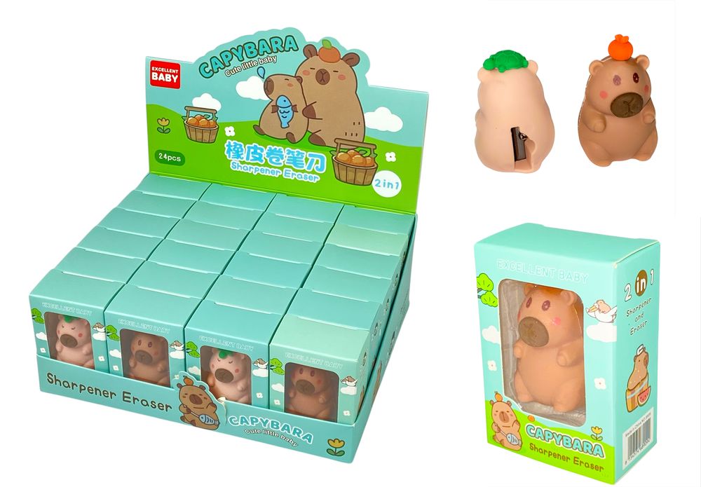 Гумка - точилка  Капібара (L8909)