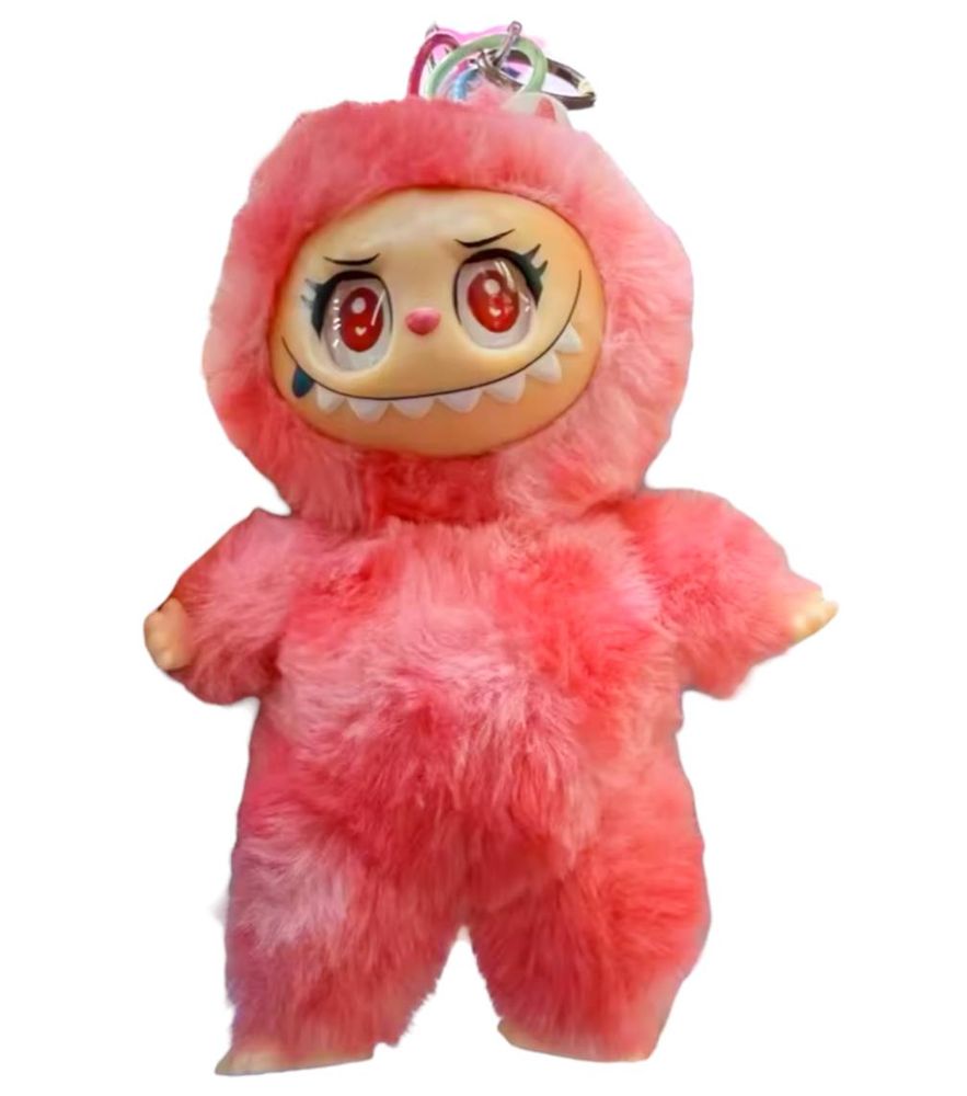 М'яка іграшка-сюрприз Labubu -3,0, у вигляді плюшевих брелоків 16см Різнокольоровий Без бренду (071929-3)