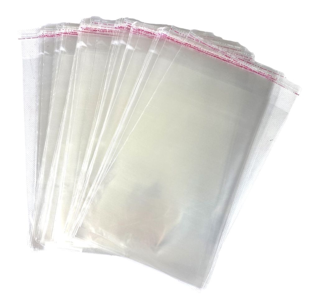 Пакет поліпропіленовий 200 х 100мм, 20мкр з клейкою стрічкою (100 шт) (PB 2010)